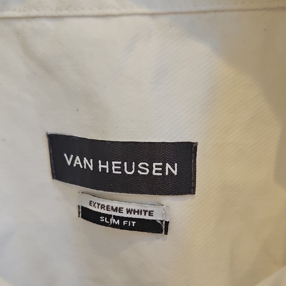 Calvin Klein Men's White‎ Dress Shirt - Picture 3 of 4